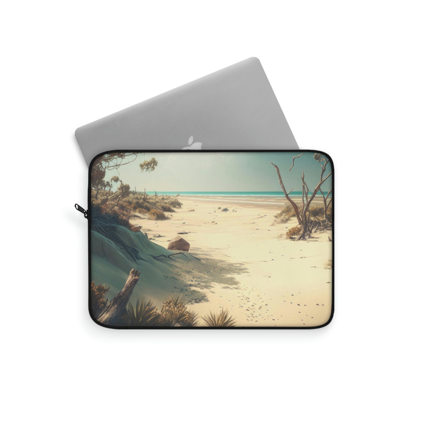 Sunny Shores Beach House | Laptop Sleeve