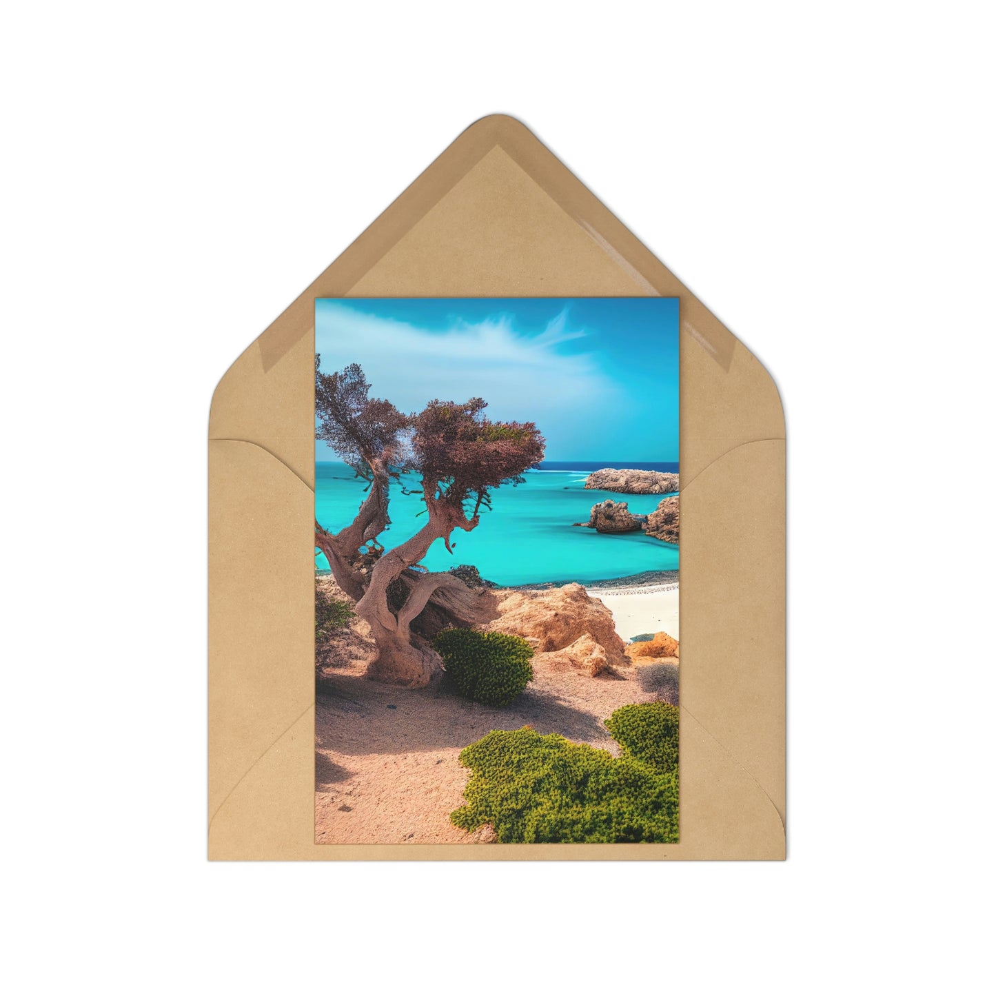 Sunny Seaside Escape | Postcard