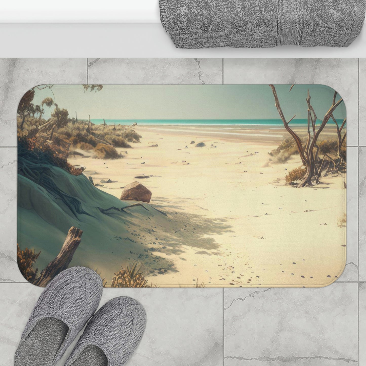 Sunny Shores Beach House | Bath Mat