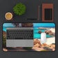Sunny Seaside Escape | Desk Mat