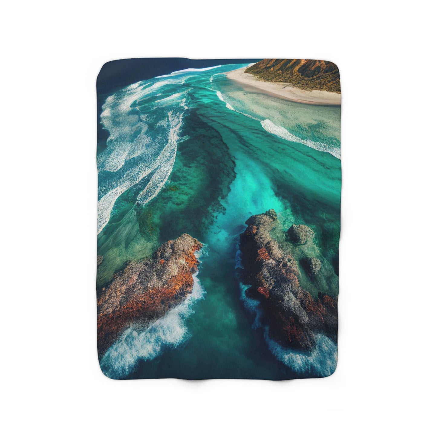 Sandcastle Escape | Fleece Blanket