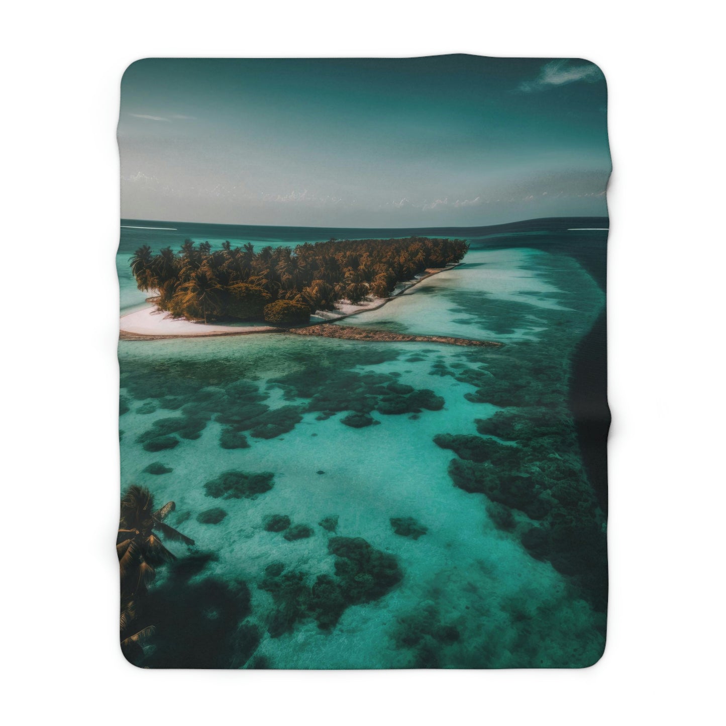 Sunny Sands Beach Haven | Fleece Blanket