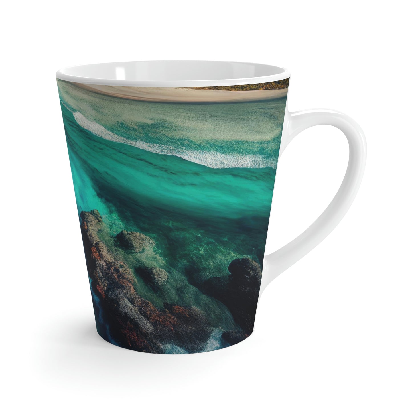 Sandcastle Escape | Latte Mug