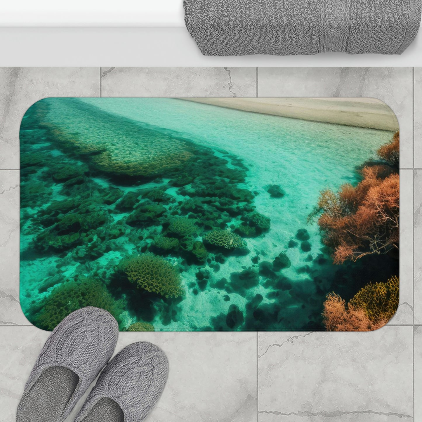 Sandcastle Paradise | Bath Mat