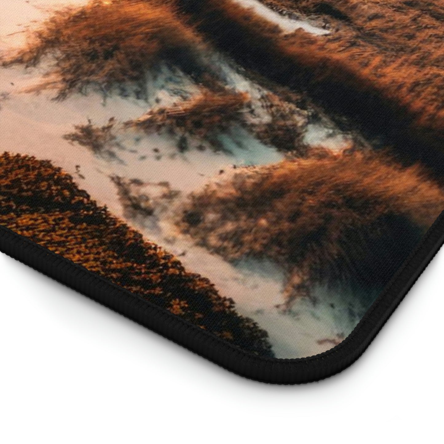 Sand and Surf Beach Bungalow | Desk Mat