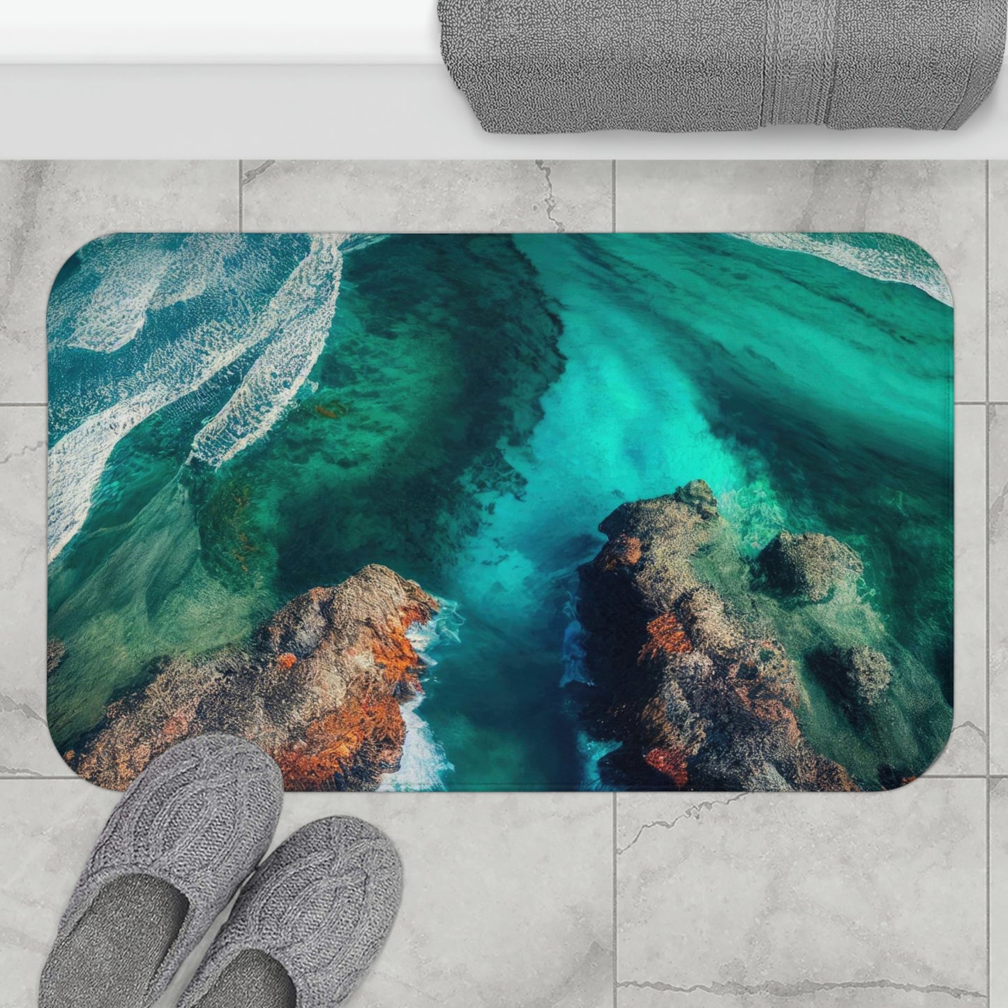 Sandcastle Escape | Bath Mat