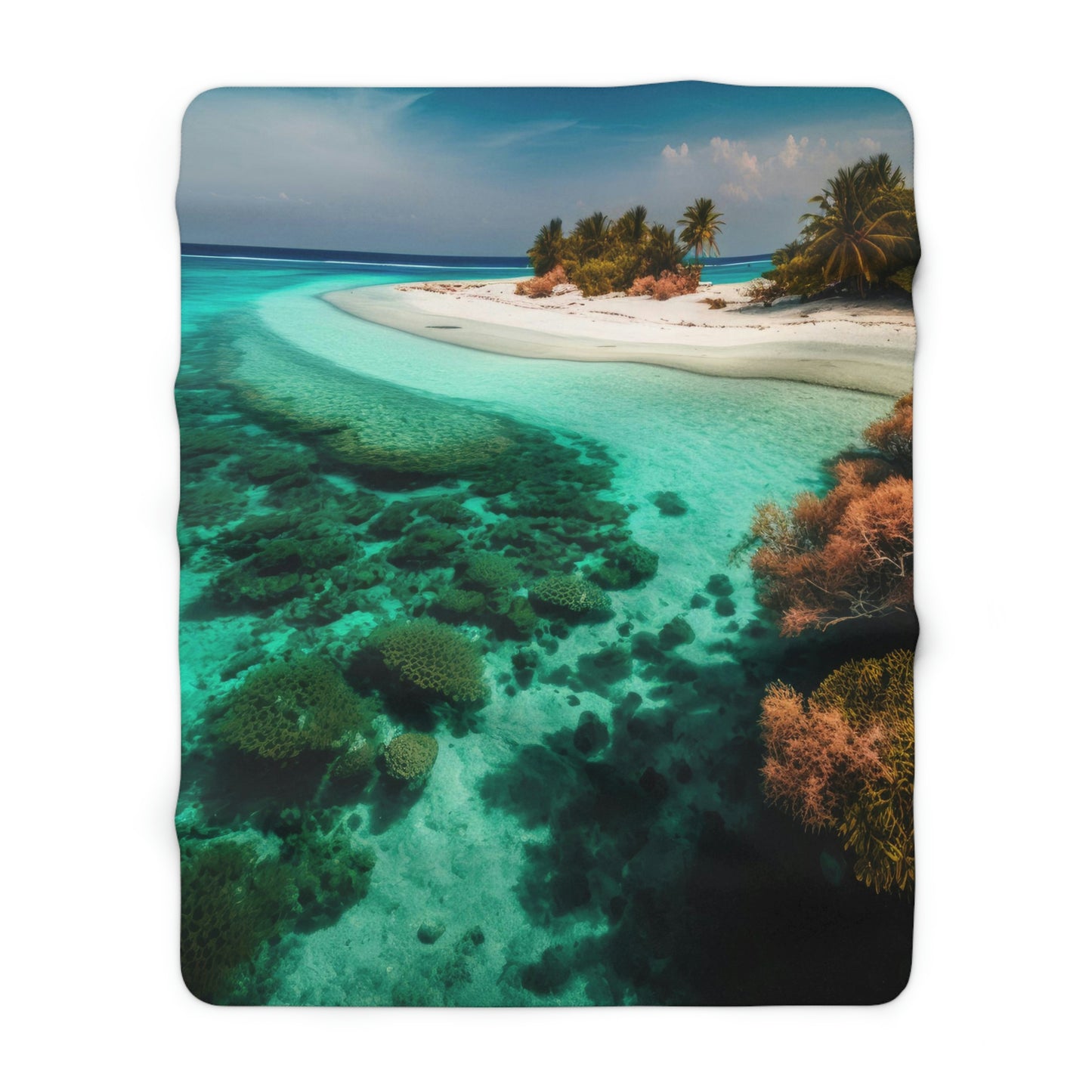 Sandcastle Paradise | Fleece Blanket