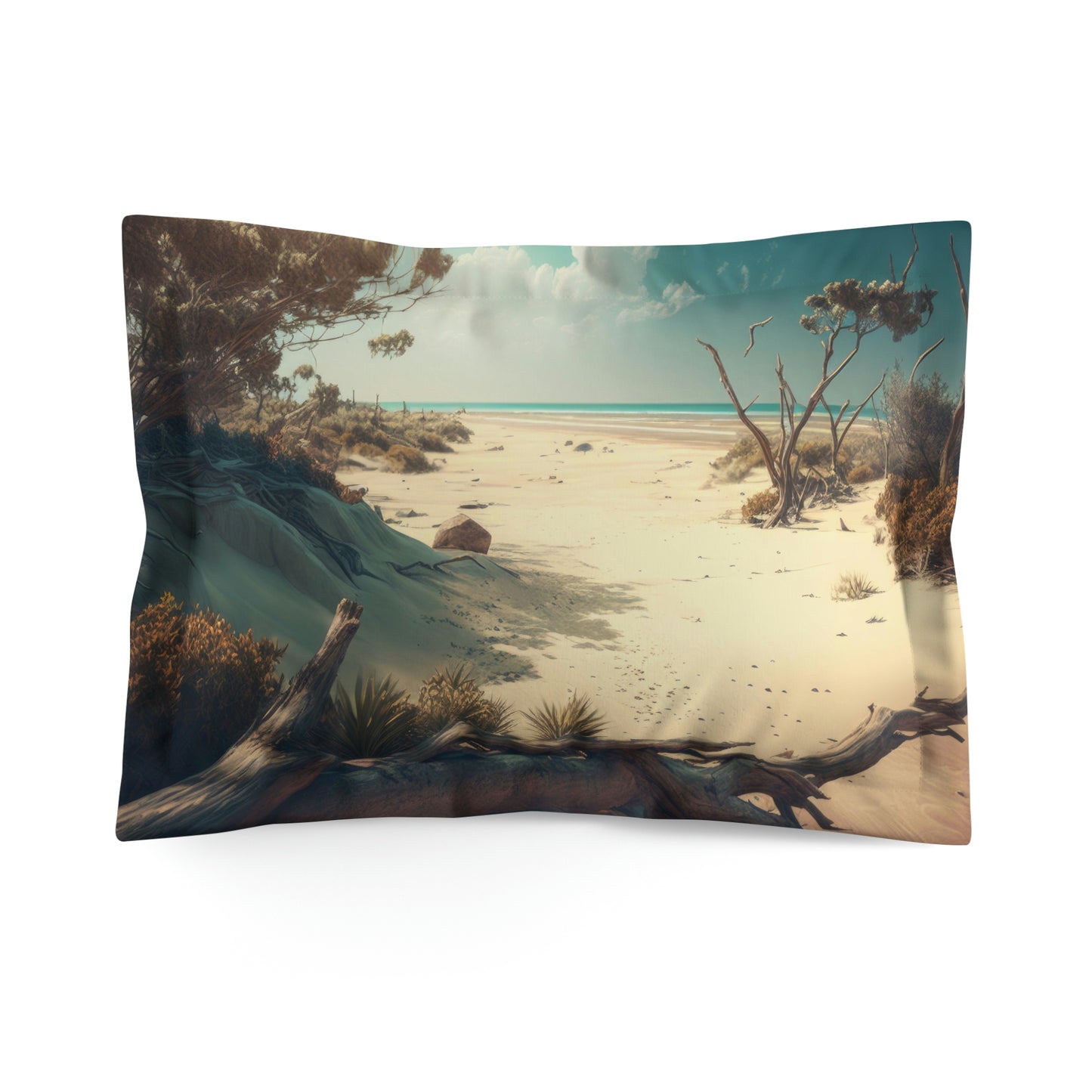 Sunny Shores Beach House | Pillow Sham