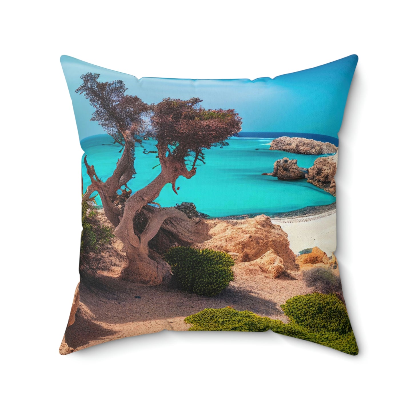 Sunny Seaside Escape | Pillow