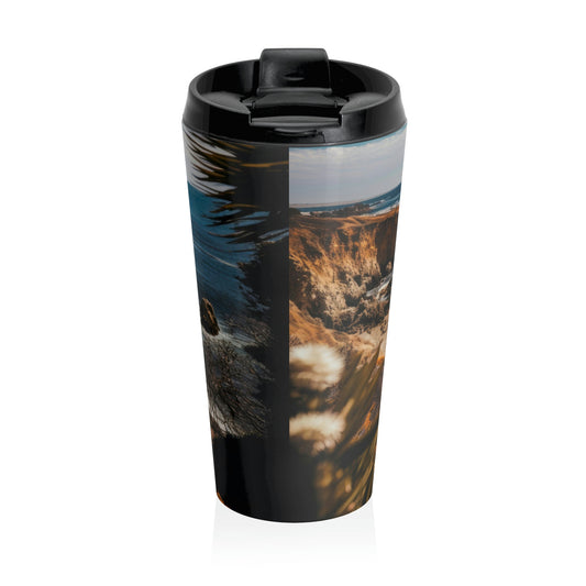 Seaside Serenity | Stainless Steel Travel Mug