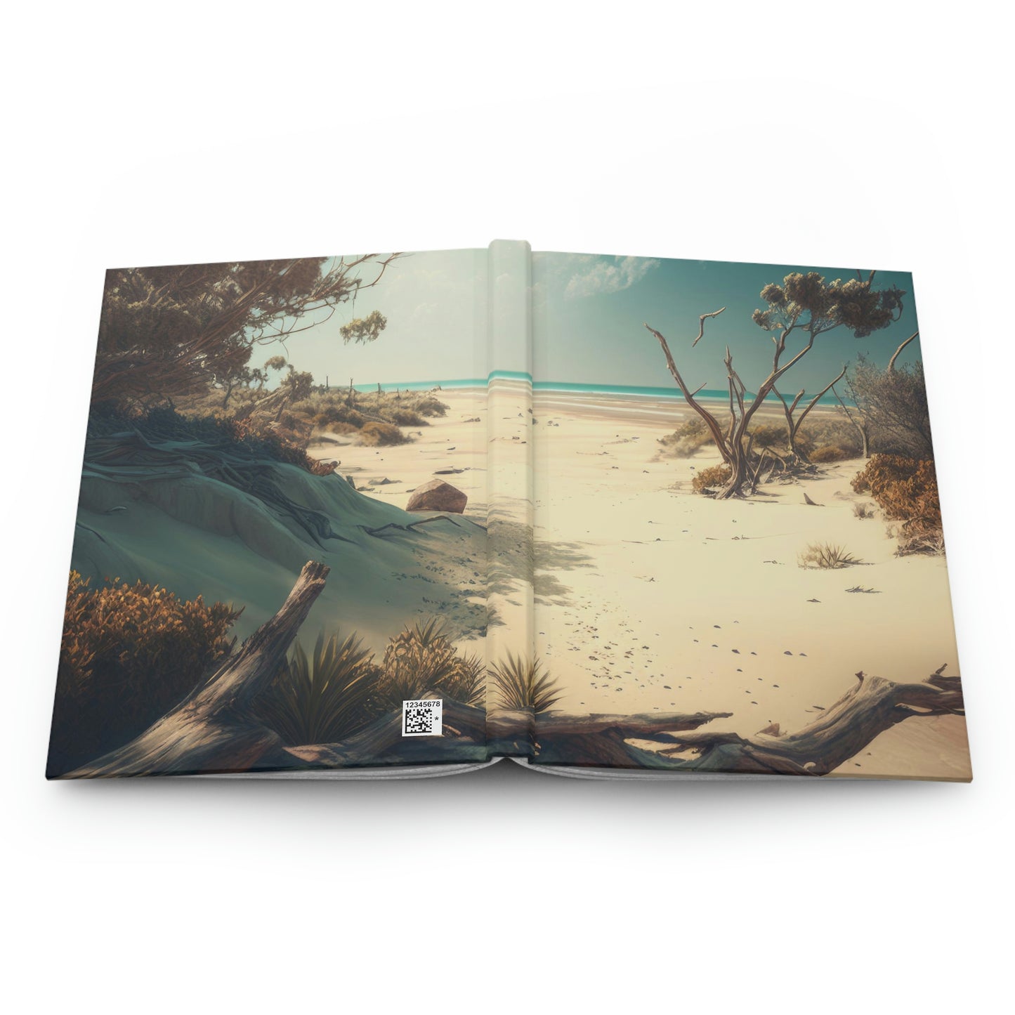 Sunny Shores Beach House | Hardcover Journal