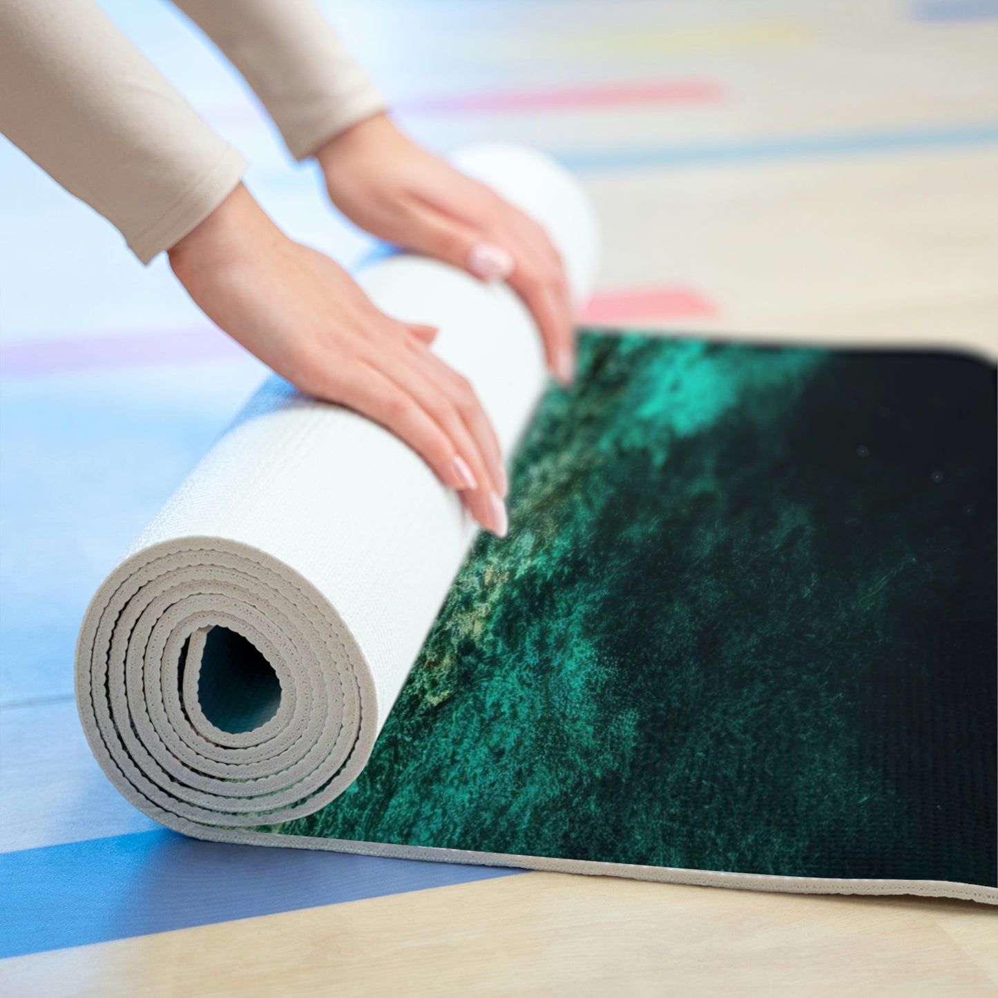 Seaside Getaway | Foam Yoga Mat