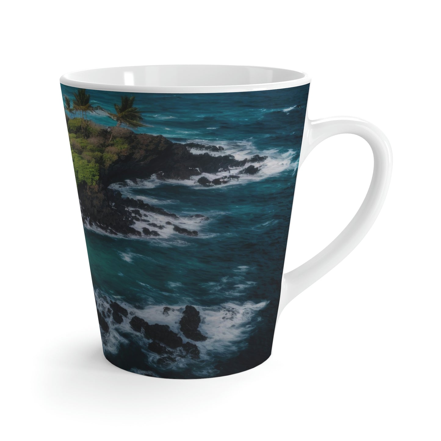 Tropical Paradise Rentals | Latte Mug