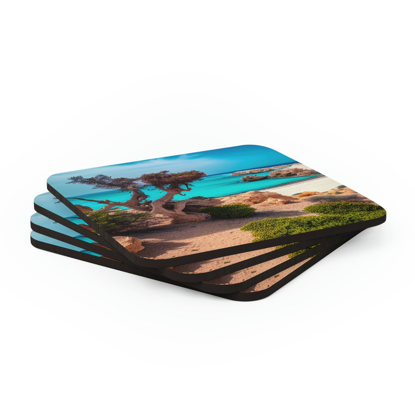 Sunny Seaside Escape | Coaster Set