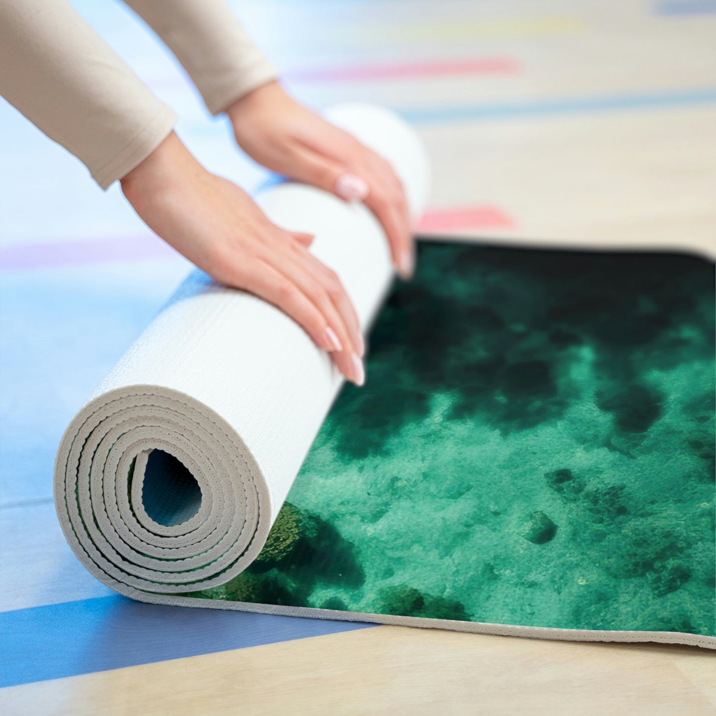 Sandcastle Paradise | Foam Yoga Mat