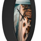 Sand and Surf Beach Bungalow | Wall Clock