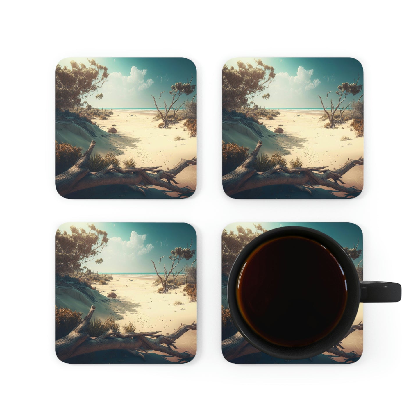 Sunny Shores Beach House | Coaster Set