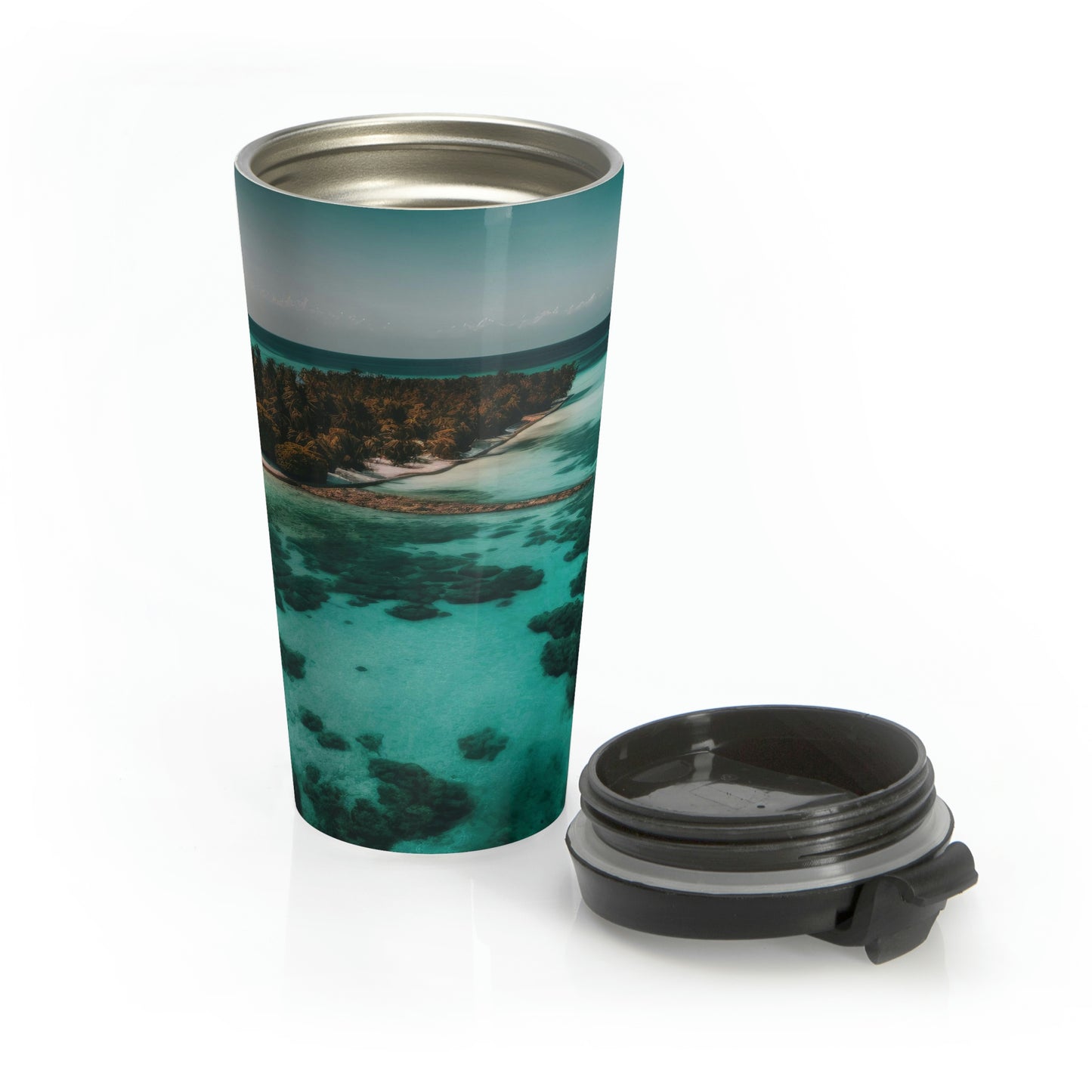 Sunny Sands Beach Haven | Stainless Steel Travel Mug