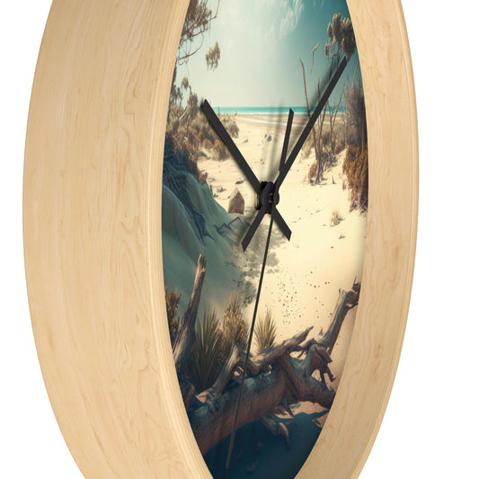 Sunny Shores Beach House | Wall Clock