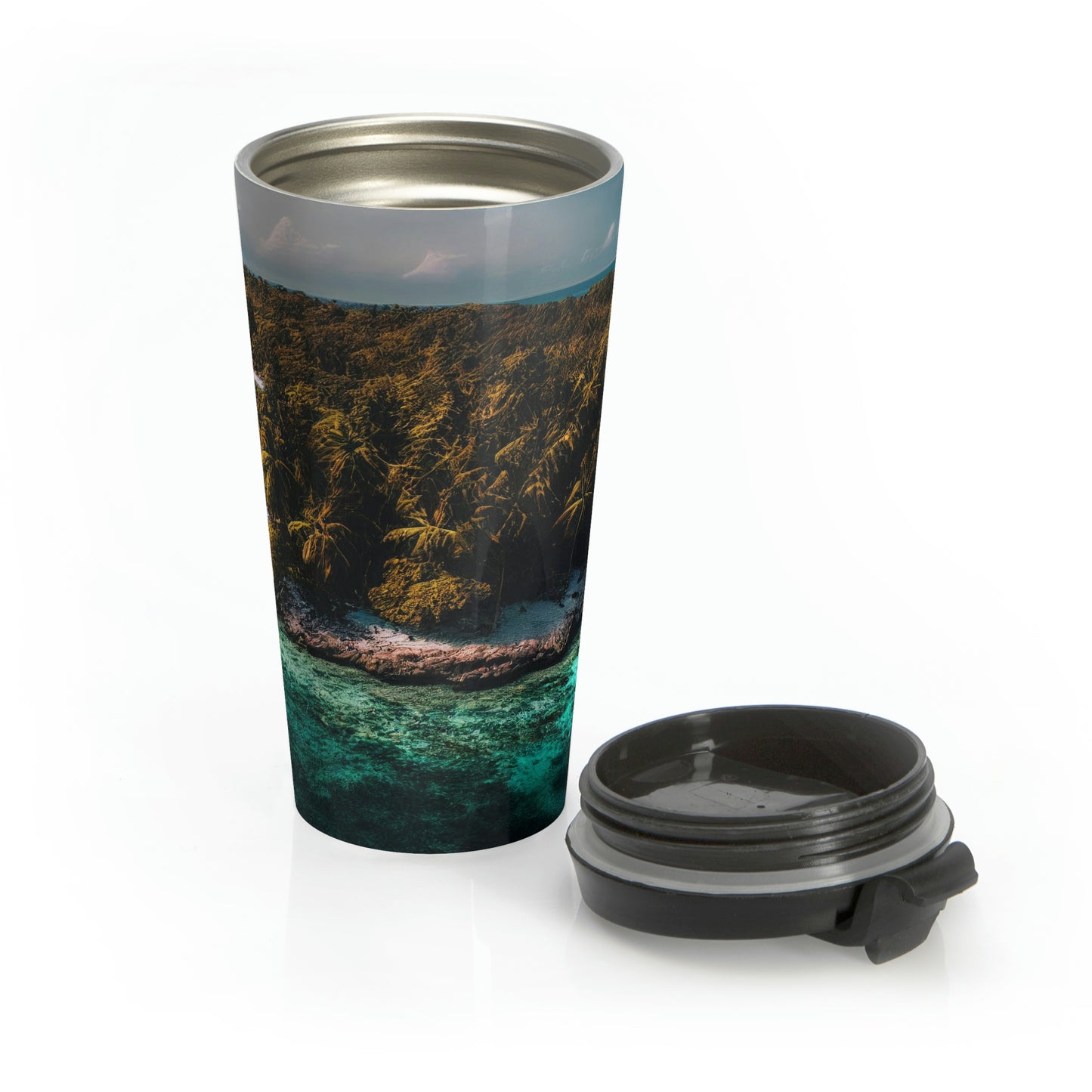 Seaside Getaway | Stainless Steel Travel Mug