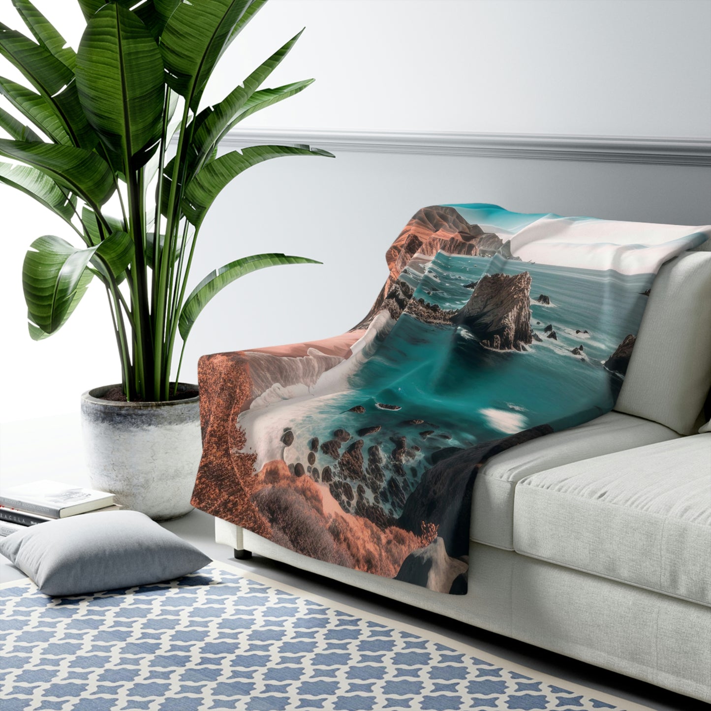 Sea Breeze Cottage. | Fleece Blanket