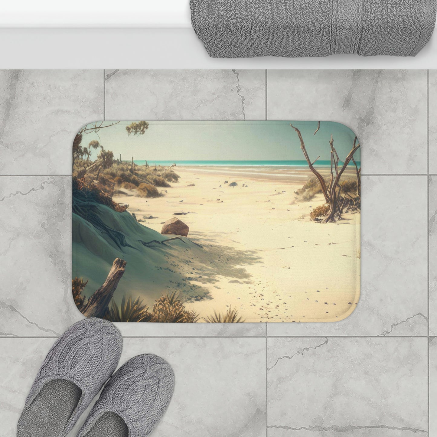 Sunny Shores Beach House | Bath Mat