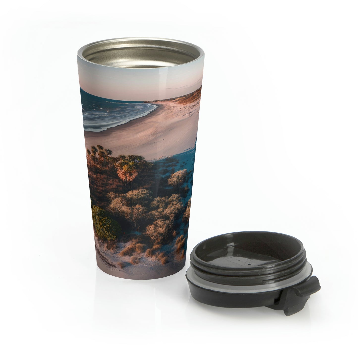 Tropical Oasis | Stainless Steel Travel Mug