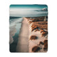 Sand and Surf Beach Bungalow | Fleece Blanket