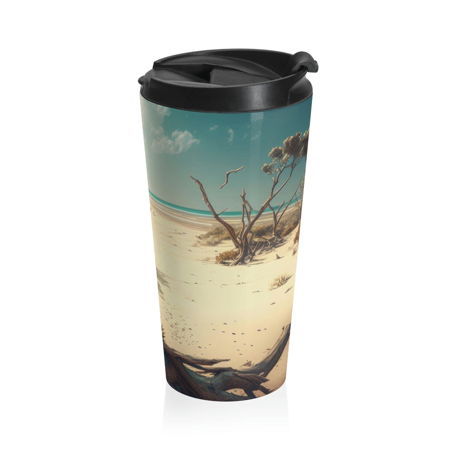 Sunny Shores Beach House | Stainless Steel Travel Mug