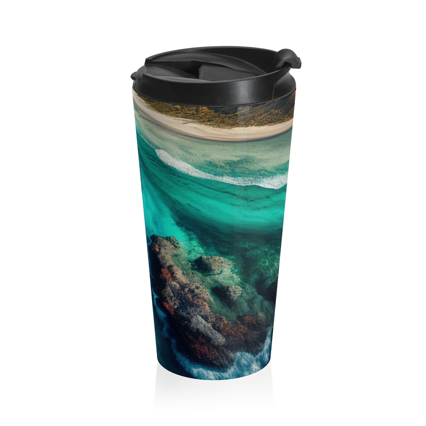 Sandcastle Escape | Stainless Steel Travel Mug