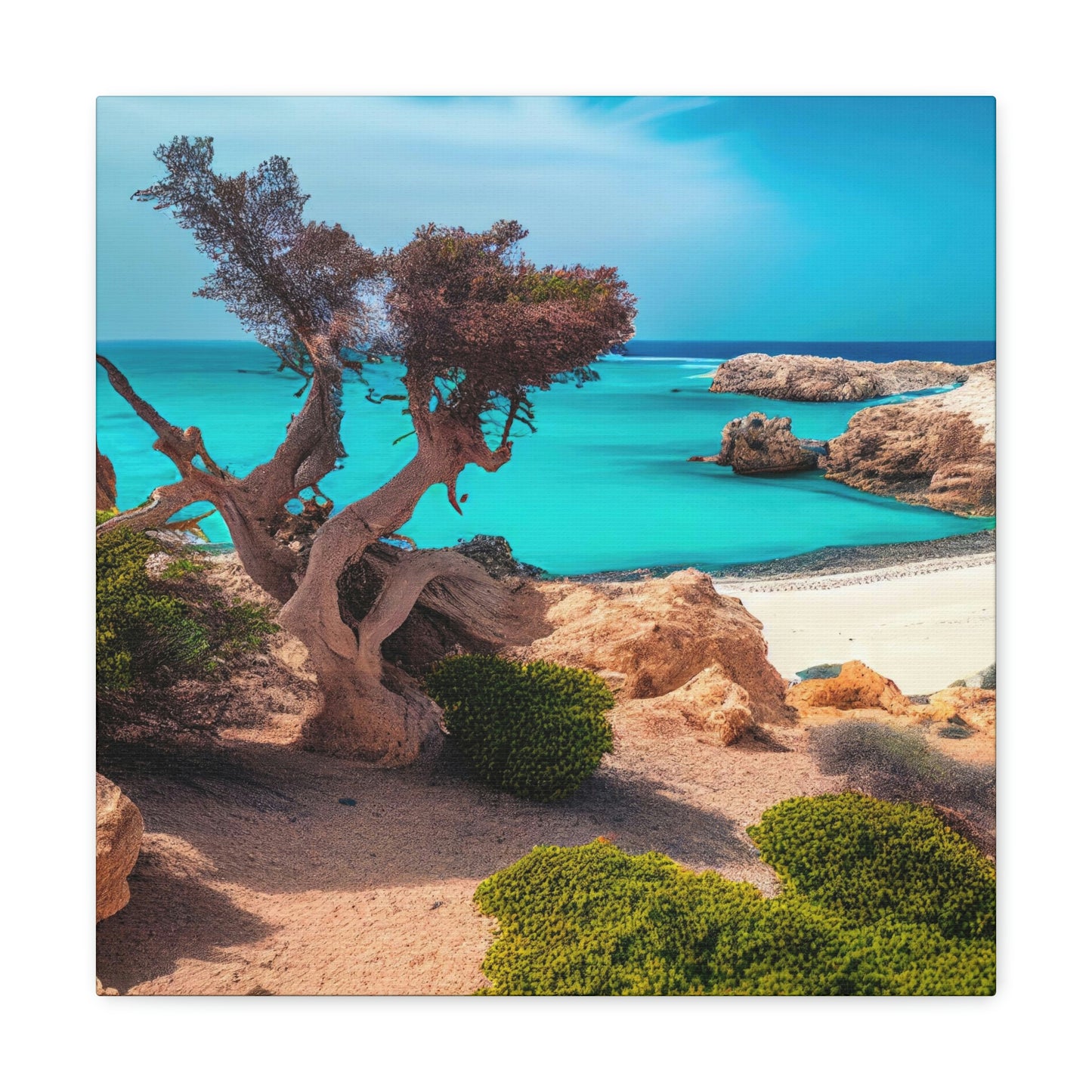 Sunny Seaside Escape | Canvas