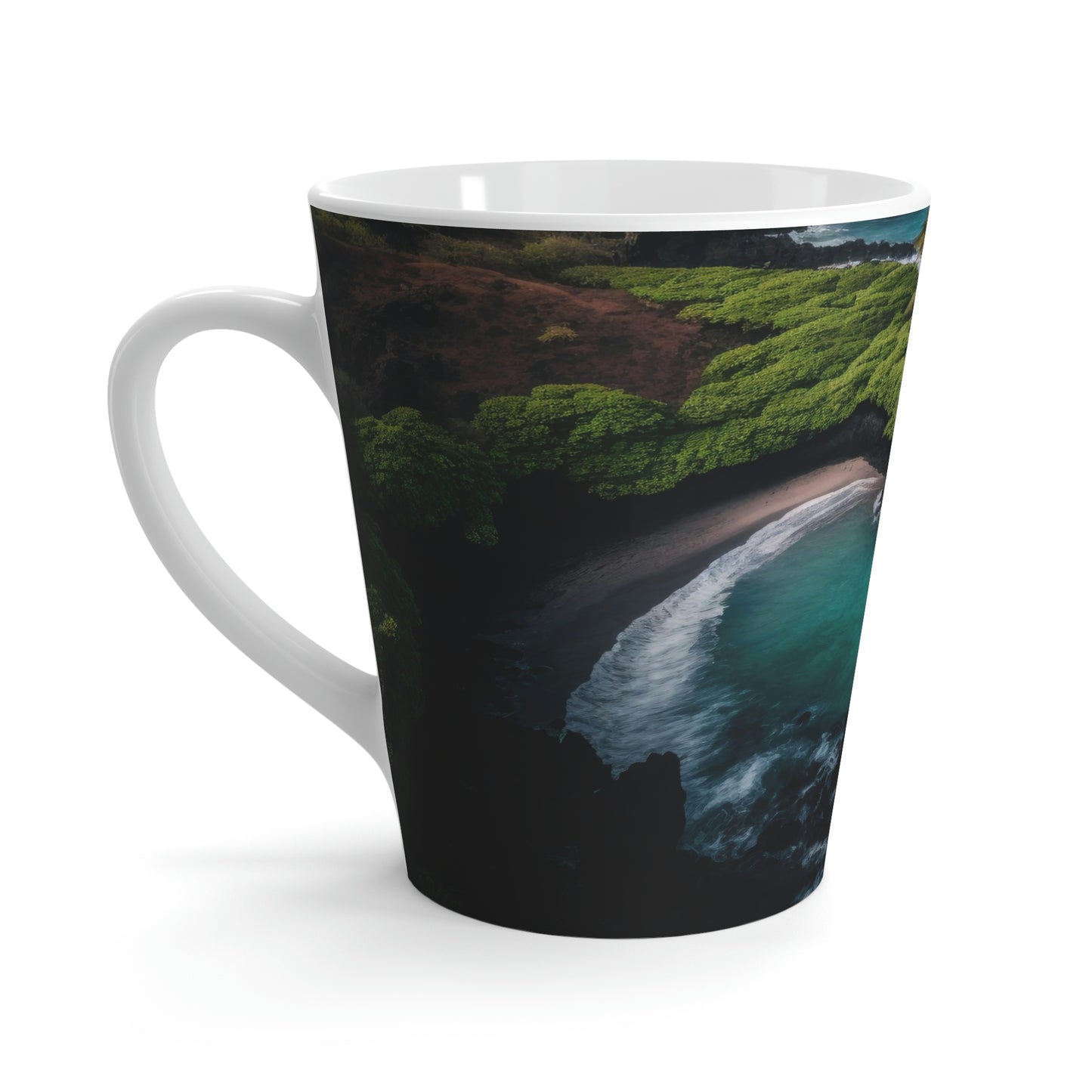 Tropical Paradise Rentals | Latte Mug