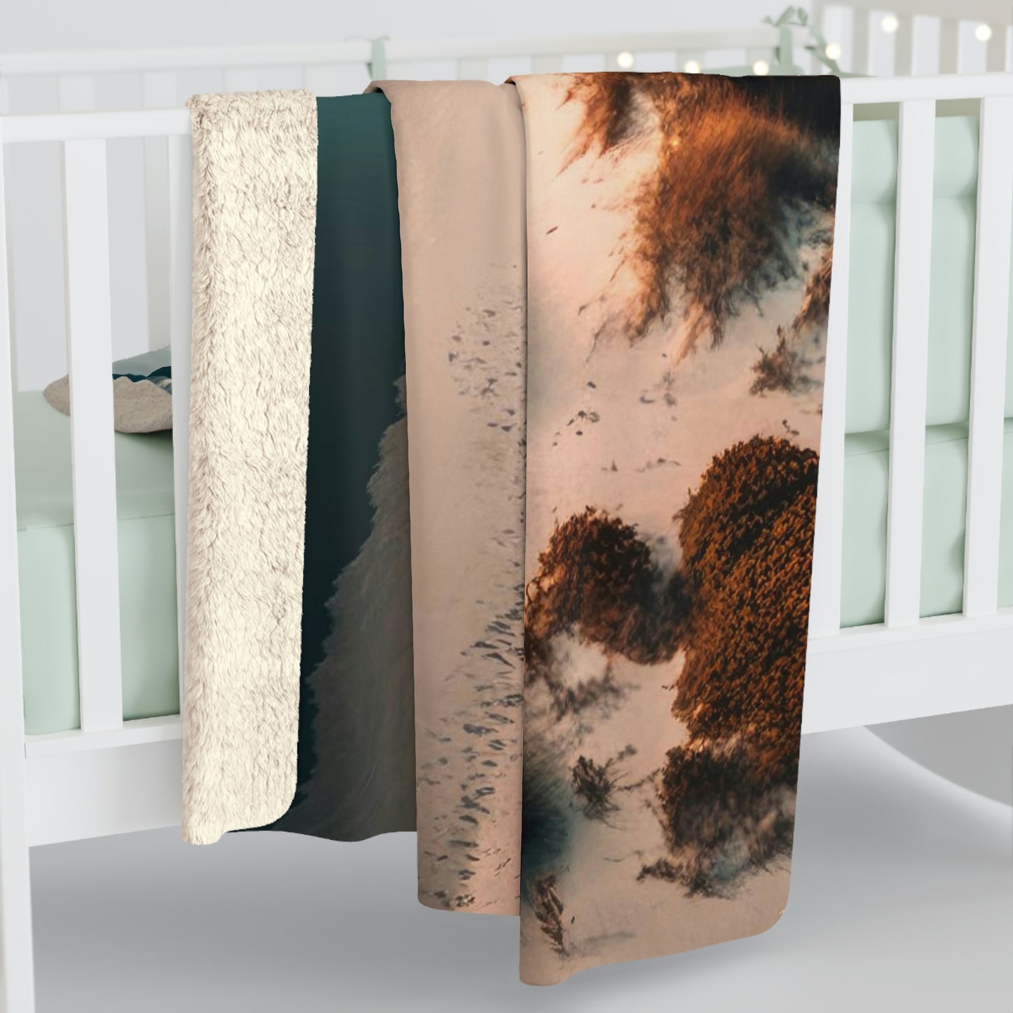 Sand and Surf Beach Bungalow | Fleece Blanket