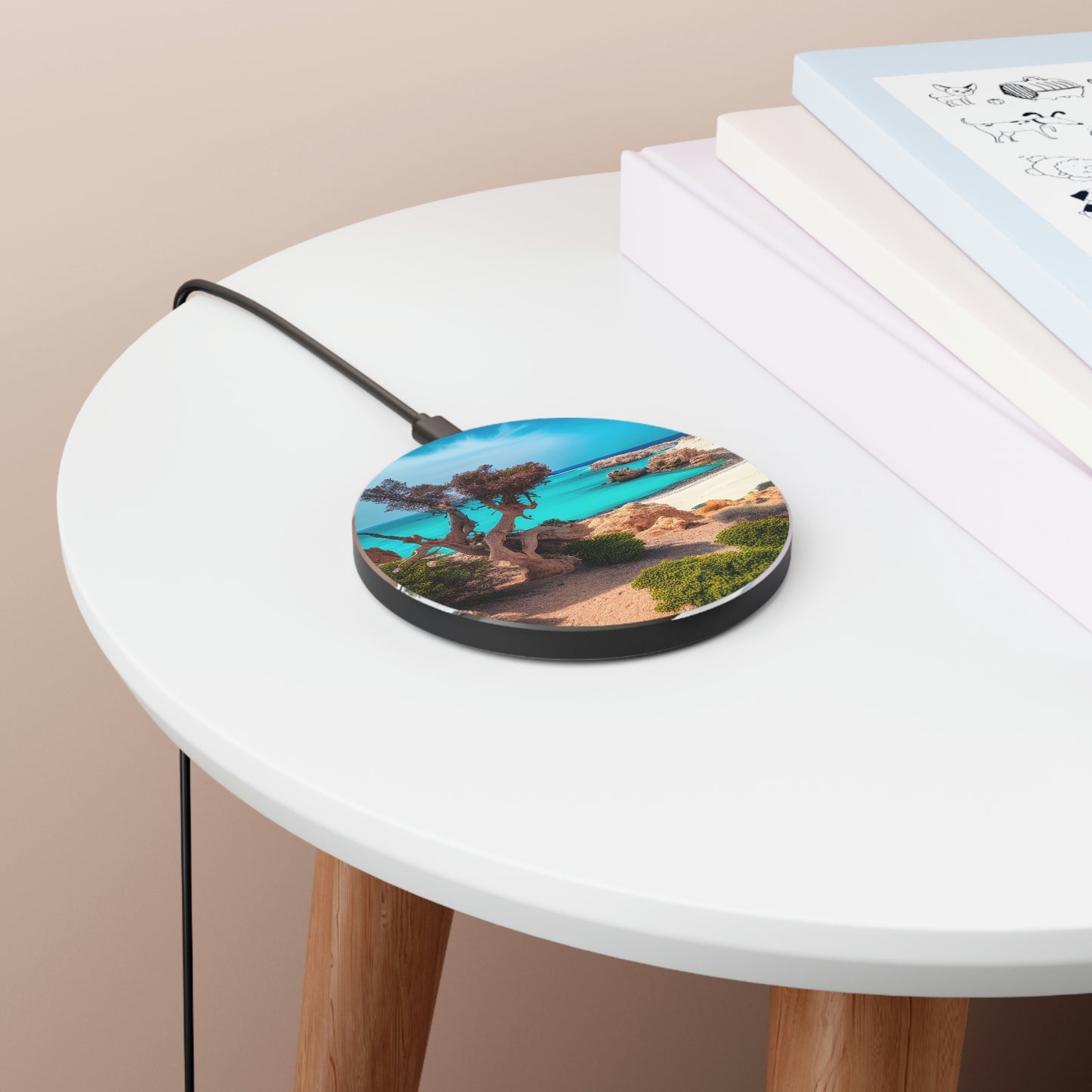 Sunny Seaside Escape | Wireless Charger