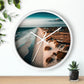 Sand and Surf Beach Bungalow | Wall Clock