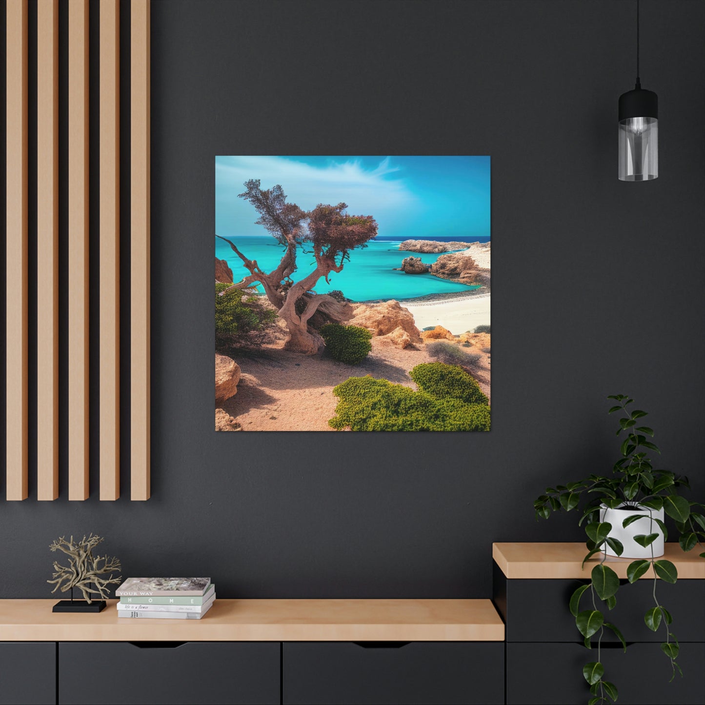 Sunny Seaside Escape | Canvas