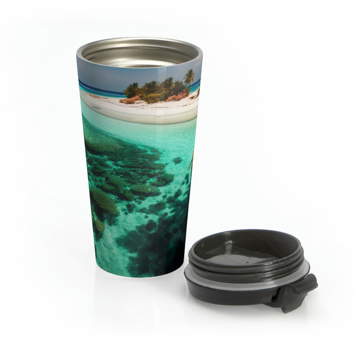 Sandcastle Paradise | Stainless Steel Travel Mug