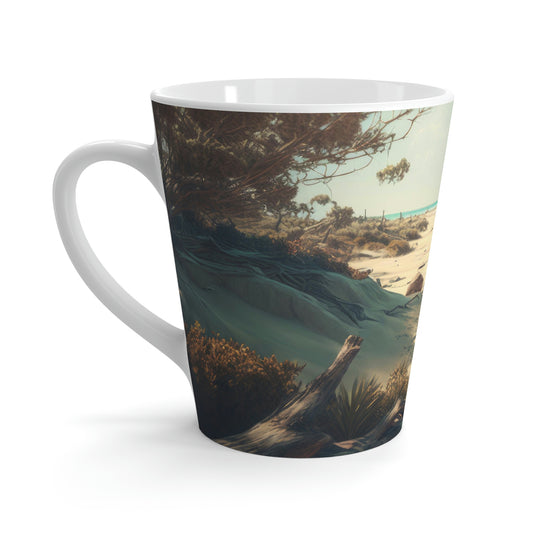 Sunny Shores Beach House | Latte Mug