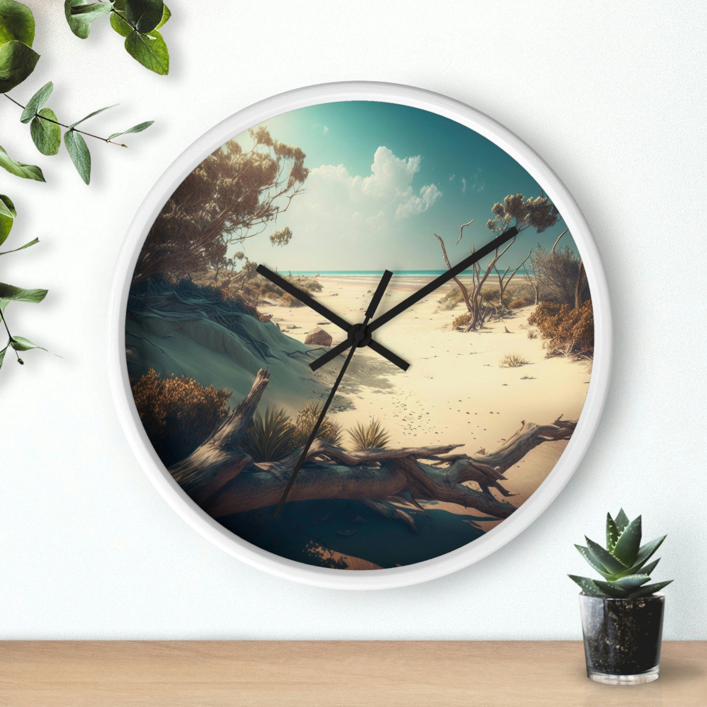 Sunny Shores Beach House | Wall Clock