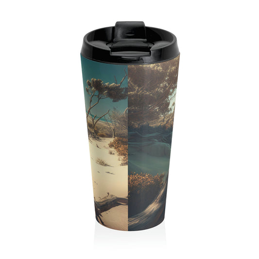 Sunny Shores Beach House | Stainless Steel Travel Mug