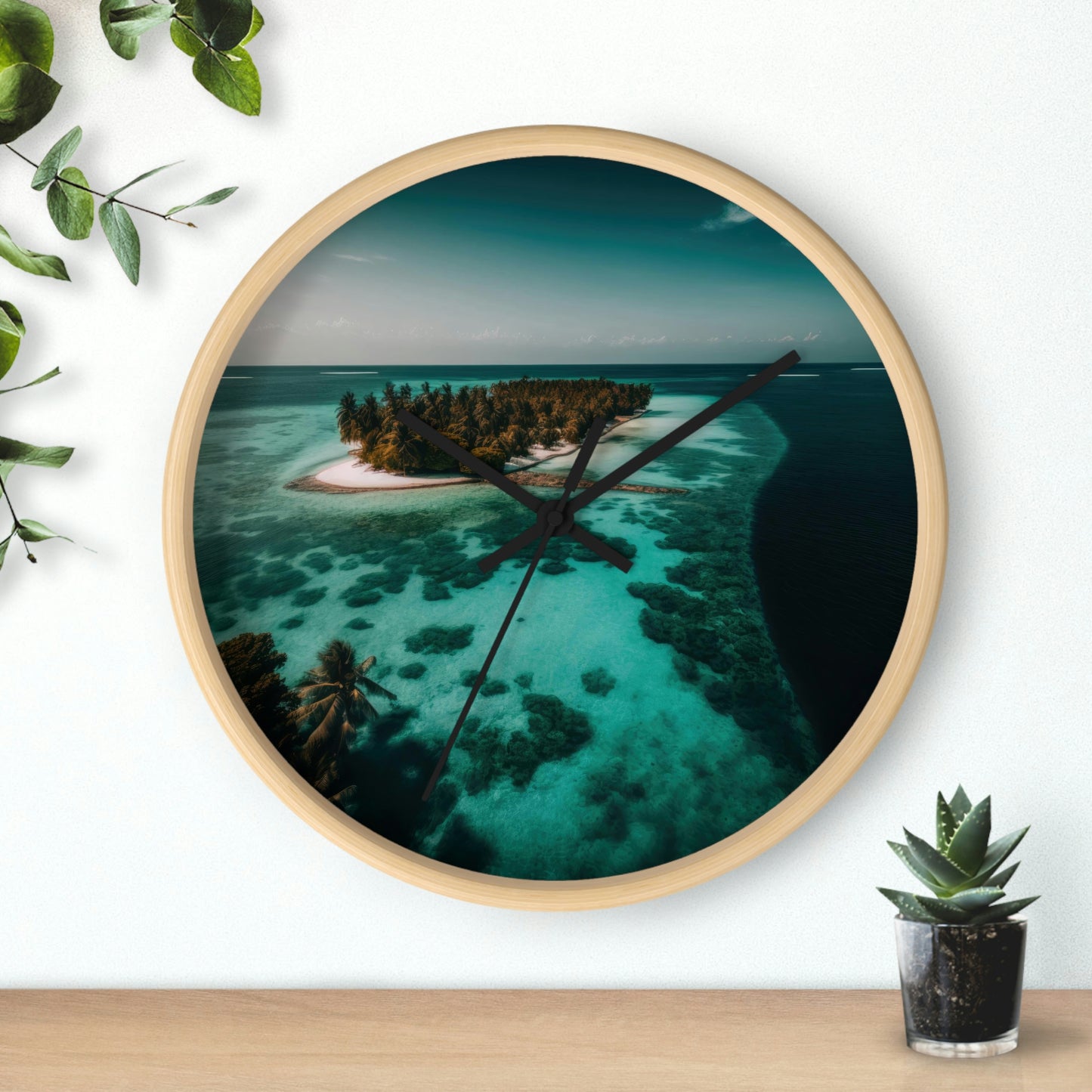 Sunny Sands Beach Haven | Wall Clock