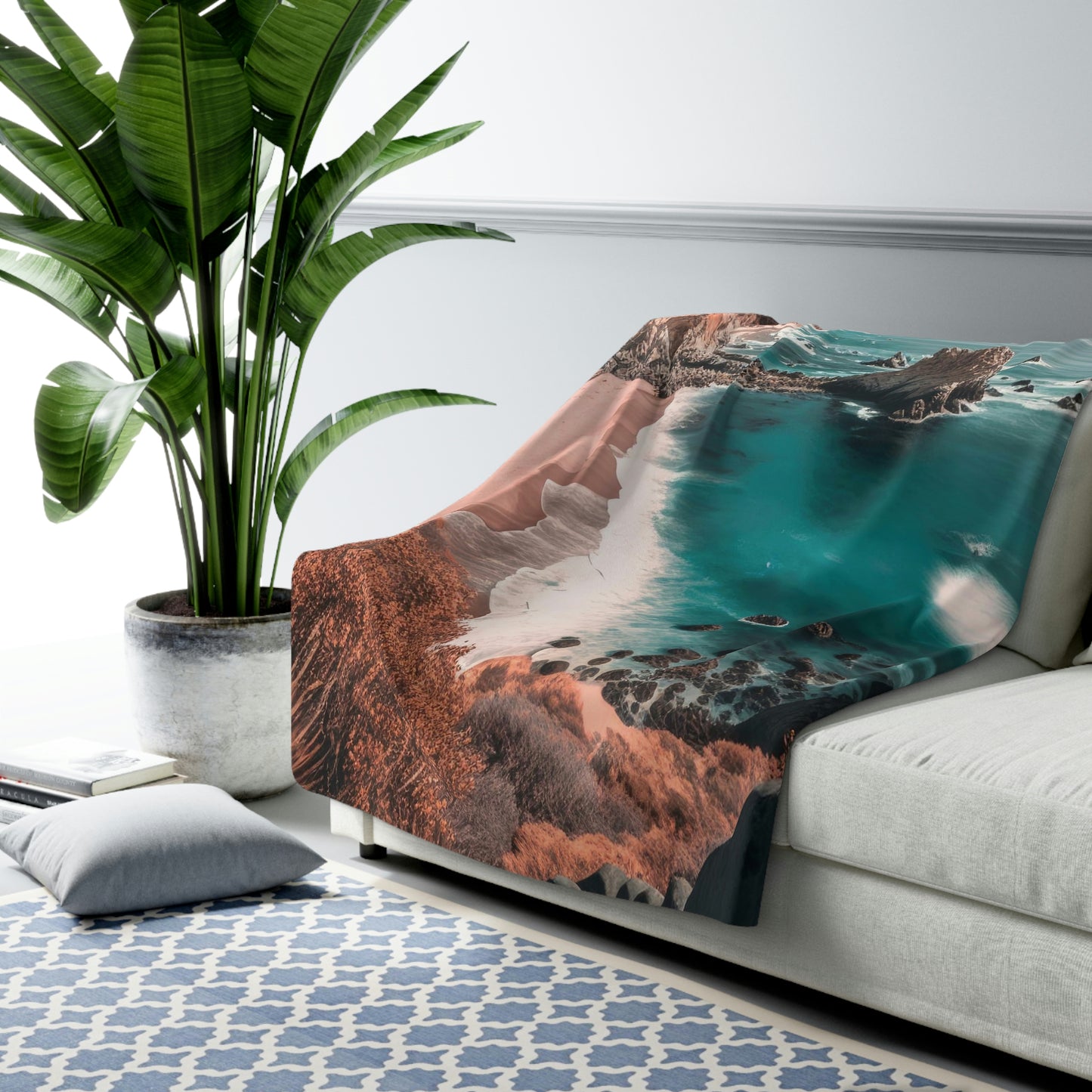 Sea Breeze Cottage. | Fleece Blanket