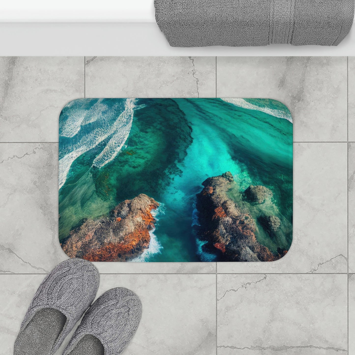 Sandcastle Escape | Bath Mat