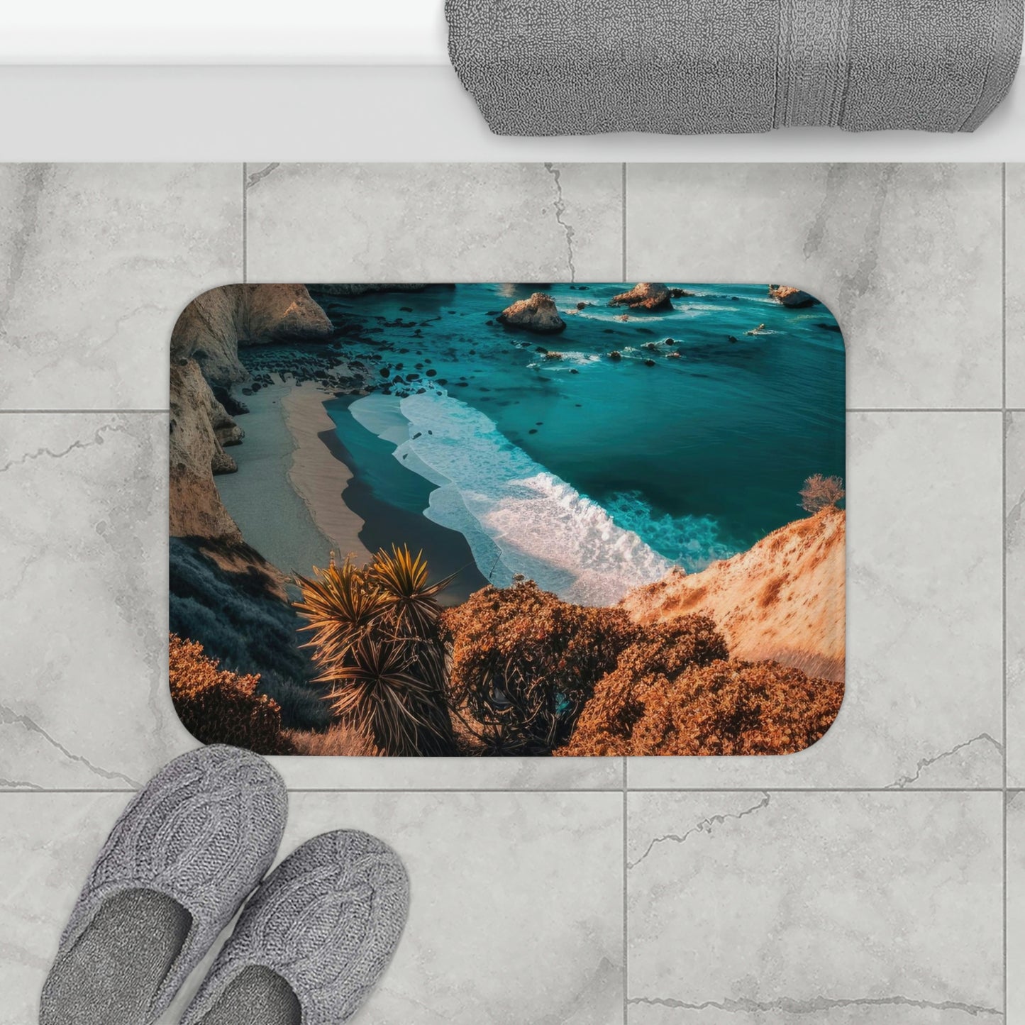 'Sandy Oasis' | Bath Mat