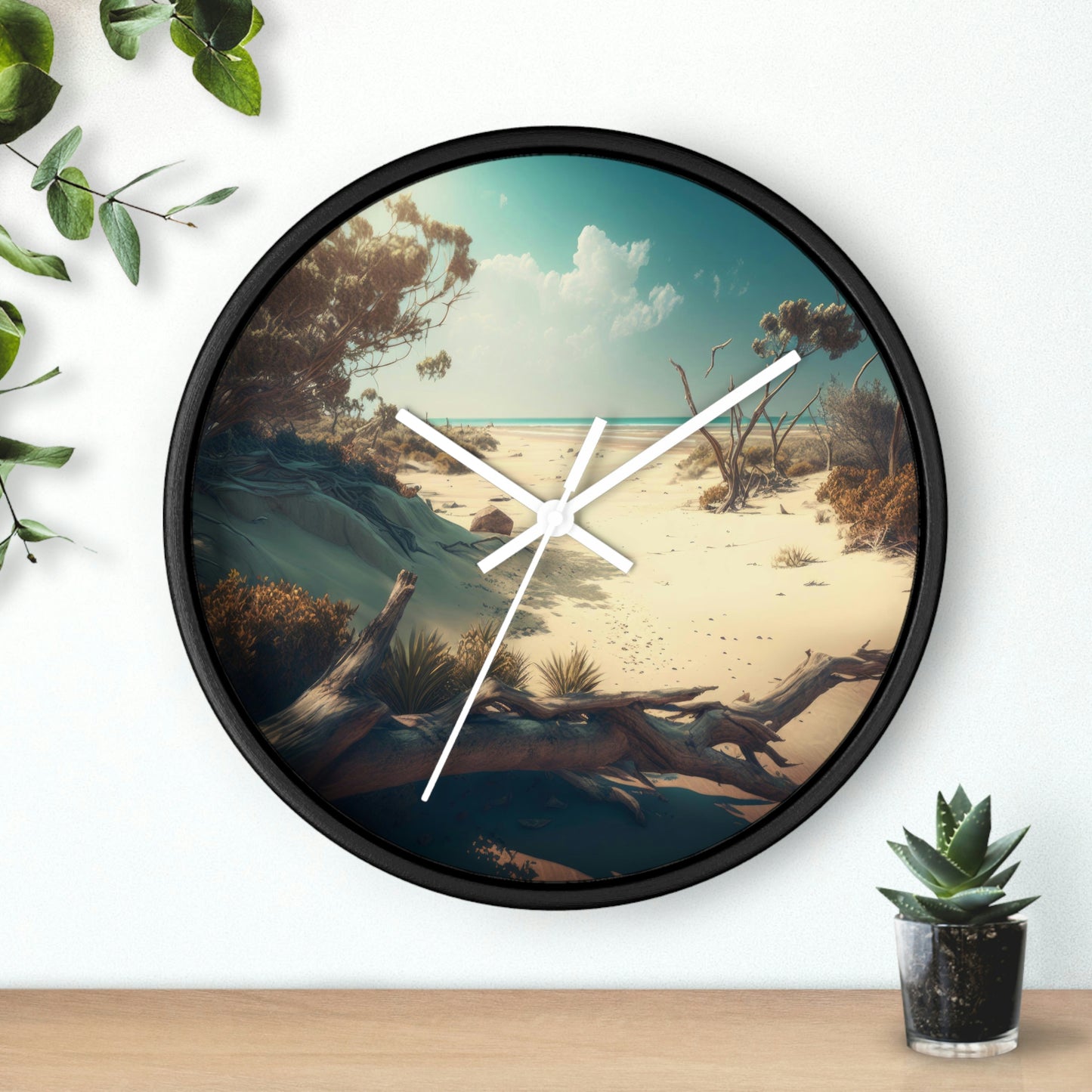Sunny Shores Beach House | Wall Clock