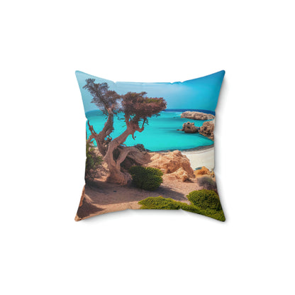 Sunny Seaside Escape | Pillow