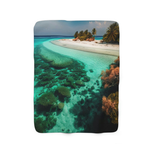 Sandcastle Paradise | Fleece Blanket