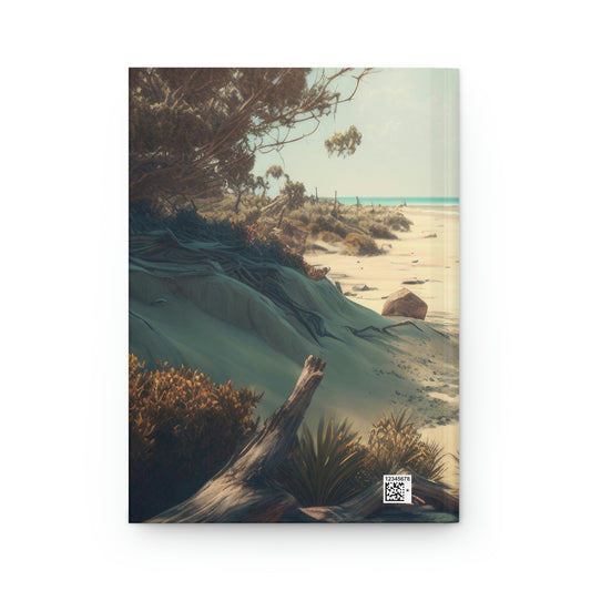 Sunny Shores Beach House | Hardcover Journal