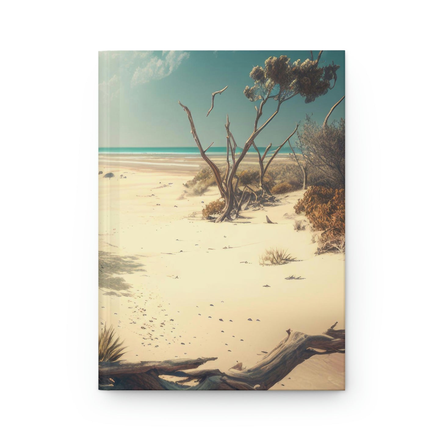 Sunny Shores Beach House | Hardcover Journal