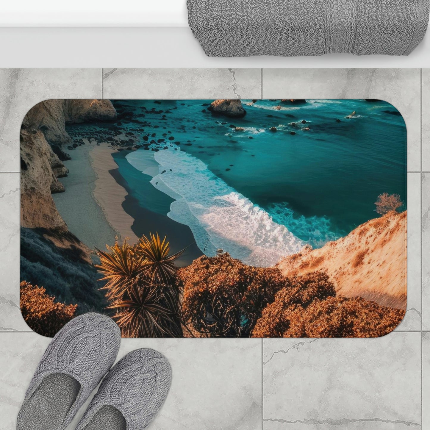 'Sandy Oasis' | Bath Mat